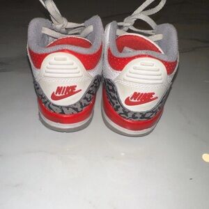 Nike Kids Red and White Sneakers